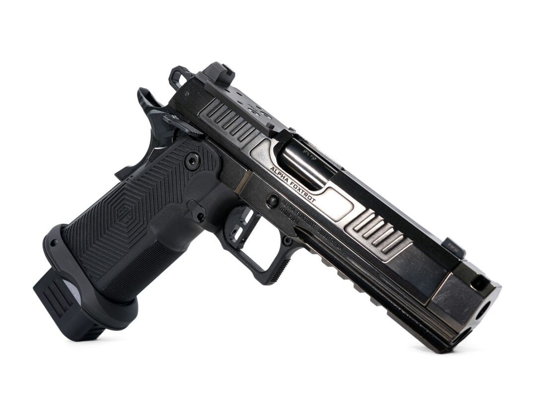 Alpha Foxtrot AF1911 Romulus Comp Polished DLC 9mm 4.25″ …