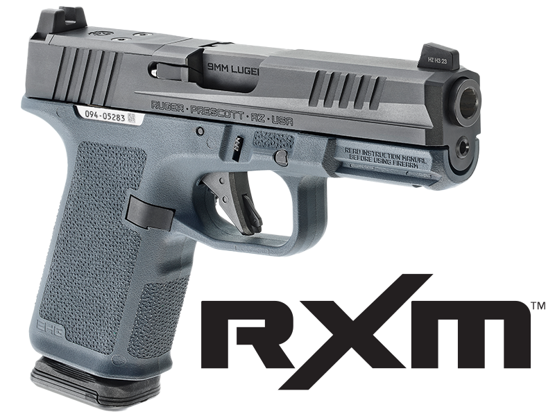 Ruger RXM Flat Dark Earth 9mm 4″ Barrel 15-Rounds Optics …