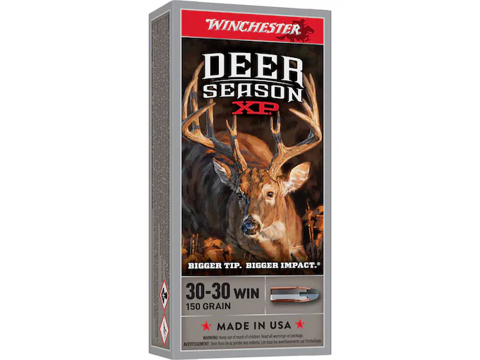 Winchester Deer Season XP 30-30 Winchester Ammo 150 Grain Winchester Extreme Point Polymer Tip 200rounds15 Direct for sale