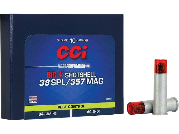 CCI Big 4 Shotshell 38 Special Ammo 84 Grain Lead Shot 200 rounds - Best Price for sale