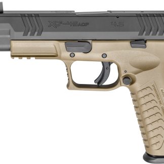 Springfield XDM .45ACP 4.5 Flat Dark Earth (FDE) Essentials Package with Threaded Barrel - Firearms | Highbridge Armory