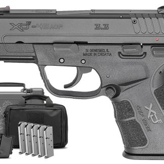 Springfield XD-E 45 ACP DA/SA Instant Gear Up Package with 5 Mags and Range Bag - Firearms - Highbridge Armory
