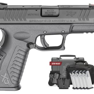 Springfield XDM 9mm 3.8 Full-Size Black Instant Gear Up Package with 5 Mags, Range Bag, Holster and Mag Pouch - Firearms | Highbridge Armory