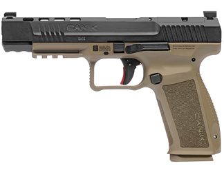 Canik METE SFx 9mm 5.2" FDE Frame / Black Slide - Firearms | Highbridge Armory